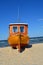 Trawler on the Baltic Sea beach on Usedom