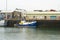 Trawler berthed in the busy Kilkeel Harbour in County Down