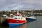 Trawlers docked in Kinsale Harbor in County Cork on the south coast of Ireland.