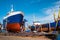 Trawlers at the drydock