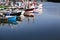 Trawlers in Saint Jean de Luz harbor, France