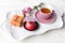 Tray with presents for Mothers Day (Mother\'s Day)