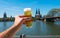 TraÂ­diÂ­tioÂ­nal beer koelsch from Cologne Germany