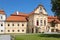 Trcka castle and monastery Zeliv, Vysocina district, Czech republic