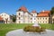 Trcka castle and monastery Zeliv, Vysocina district, Czech republic