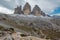 Tre Cime - Drei Zinnen - Three Chimneys.  Dolomites, Italy