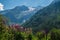 Tre le Champ hiking trail in Chamonix in Haute-Savoie, France