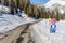 Treacherous Frozen Mountain Road