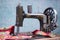 Treadle sewing machine