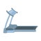 Treadmill. Running simulator for training in the gym.Gym And Workout single icon in cartoon style vector symbol stock