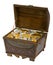 Treasure Chest Of Chocolate Coins