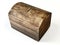 Treasure chest money box with a coin slot