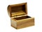 Treasure chest money box with a coin slot