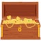 Treasure chest vector