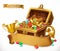 Treasure Chest. vector icon