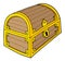 Treasure chest vector illustration