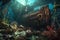 Treasure of the Depths: Octopus, Coral, and Sunken Ship in Stunning Ultra HD