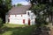 Treasure House, built ca. 1700, garden side, at Historic Richmond Town, Staten Island, NY, USA