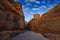 Treasury Al-Khazneh, stone rock historic sight in Petra. Travel Jordan, Arabia holiday. Evening light in nature, Jordan. Stone