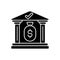 Treasury black glyph icon