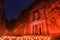 The Treasury, Petra By Night. An Ancient City of Petra, Al Khazneh, Jordan