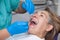 Treatment of gingivitis at the dentist