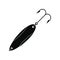 Treble fish hook black simple icon