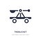 trebuchet icon on white background. Simple element illustration from Cultures concept
