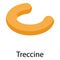 Treccine icon, isometric style