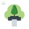 Tree become paper, tree, printer, paper, environmental degradation