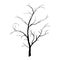 Tree branch wood plant silhouette lineart trunk