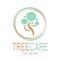 Tree care logotype Stock Vector