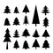 Tree Christmas Icon Vector