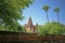 Tree framed Bagan temple