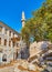 The Tree of Hippocrates and Gazi Hassan mosque. Kos, Greece.