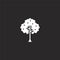 tree icon. Filled tree icon for website design and mobile, app development. tree icon from filled farm collection isolated on