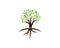 Tree icon logo template