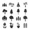 Tree Icon Set Vector