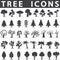 Tree icons set