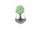 Tree knowledge, book logo, natural, learning, icon, healthy, symbol, plants, school, garden, open books, organic, landscape and ed