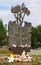 Tree of Life monument to the young sportsmen and their coaches who were killed in the road accident of December 4, 1916, Nefteyuga