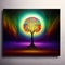 tree of life moon , dark background, mystical, spiritual concept,generative ai