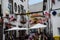 The Tree Lined Main Shopping Streets in Funchal Madeira Portugal