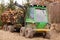 Tree log hydraulic manipulator - tractor