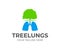 Tree and lungs, logo design. Medical, nature and environmental protection, vector design