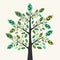 Tree of money, wealth and success