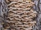 Tree mushroom. Interesting texture. Wavy background