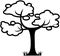 Tree Nature leaf cartoon Vector Clipart
