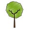 tree plant nature icon