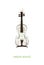 Tree silhouette like violine growing on soil, nature sound concept, spring music idea,